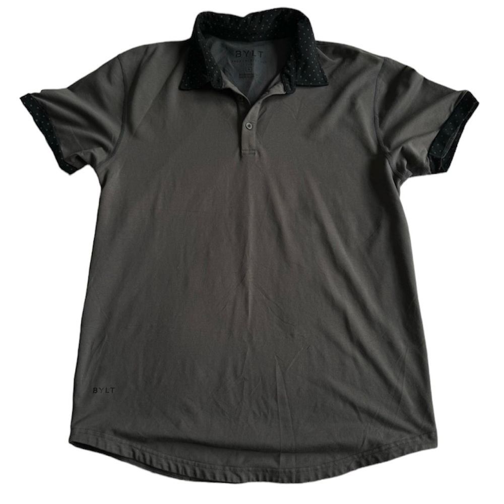 BYLT drop cut polo shirt